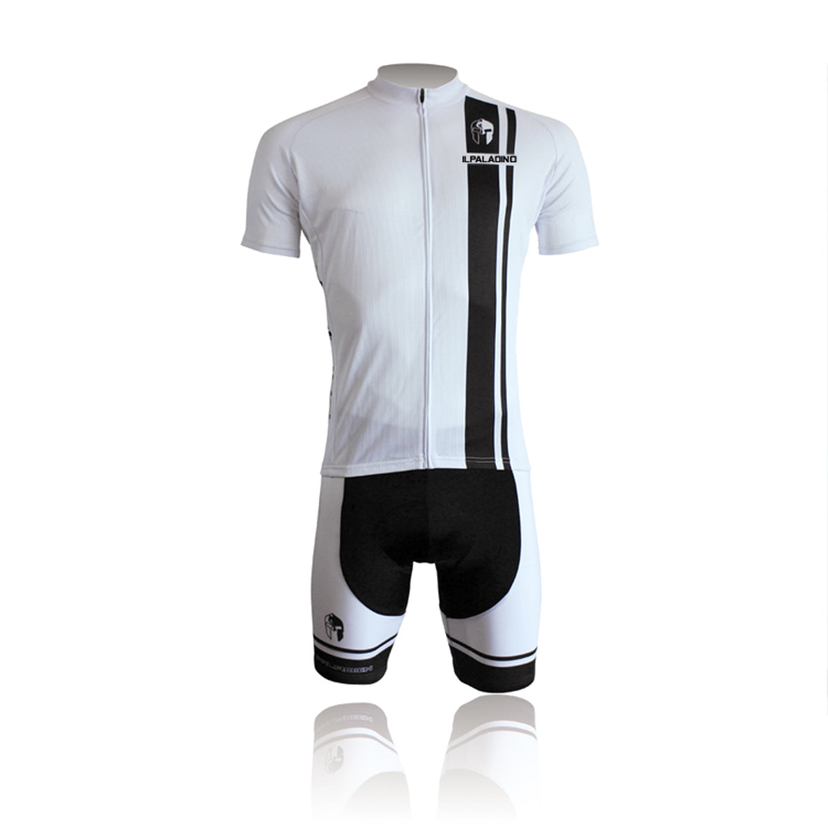 ILPALADINO Man's Short-sleeve Cycling Jersey/ Suit Team Jacket T-shirt Summer Suit Spring Autumn Clothes Sportswear White Shirt Black Strip NO.010 -  Cycling Apparel, Cycling Accessories | BestForCycling.com 