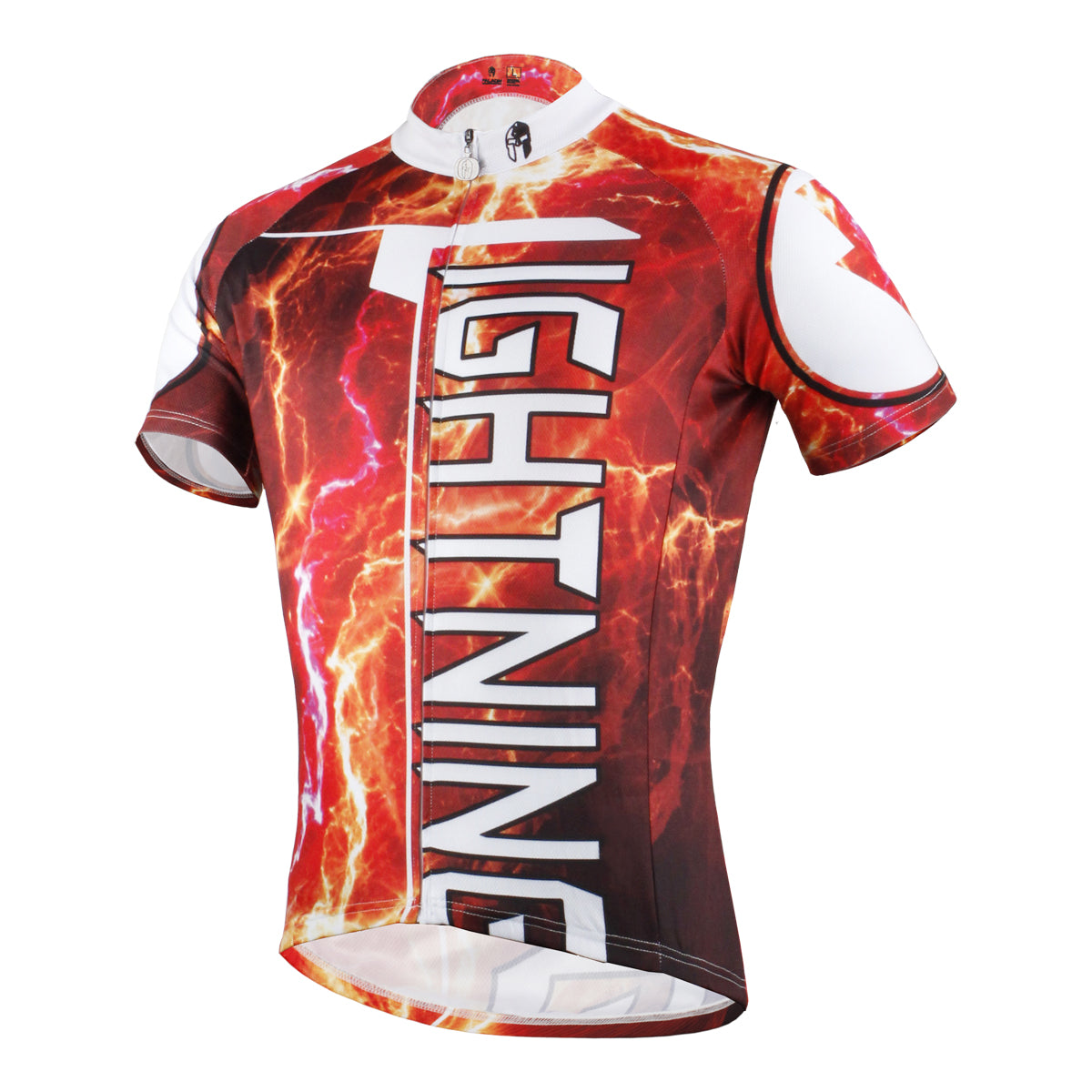Ilpaladino Thunderstorm Flashing Lightning Storm Natural Phenomenon Red Cycling Short-sleeve Suit /Jersey Exercise Bicycling Pro Cycle Clothing Racing Apparel Outdoor Sports Leisure Biking Shirts Team Kit NO.624 -  Cycling Apparel, Cycling Accessories | BestForCycling.com 