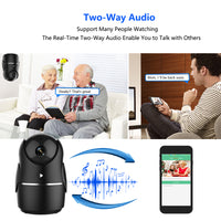 Security Camera 1080P HD Home Wireless IP Dome Surveillance Camera Baby Monitor Two-Way Audio Night Vision Remote Control Motion Tracker, Pet/Elder/Anti-Theft Monitoring, Cloud/SD Card Storage -  Cycling Apparel, Cycling Accessories | BestForCycling.com 