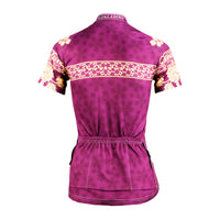 Ilpaladino Gentle Purple Flowers Summer Women's Short-Sleeve Cycling Suit Jersey Biking Shirts Breathable Outdoor Sports Gear Leisure Biking T-shirt Sports Clothes NO.631 -  Cycling Apparel, Cycling Accessories | BestForCycling.com 