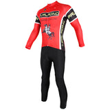 ILPALADINO  Unisex Long Red Sleeves Cycling Clothing Suits with Tights Winter Pro Cycle Clothing Racing Apparel Outdoor Sports Leisure Biking shirt  (Velvet) NO.537 -  Cycling Apparel, Cycling Accessories | BestForCycling.com 