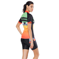 Orange Green Splicing Women's Cycling Short-sleeve Bike Jersey/Kit T-shirt Summer Spring Road Bike Wear Mountain Bike MTB Clothes Sports Apparel Top / Suit NO. 787 -  Cycling Apparel, Cycling Accessories | BestForCycling.com 