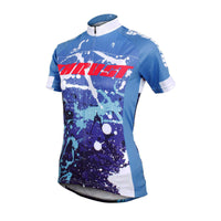 Ilpaladino Blue THRUST Storm Women's Summer Short-Sleeve Cycling Jersey Biking Shirts Breathable Quick Dry Apparel Outdoor Sports Gear Clothes NO.600 -  Cycling Apparel, Cycling Accessories | BestForCycling.com 