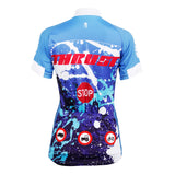 Ilpaladino Blue THRUST Storm Women's Summer Short-Sleeve Cycling Jersey Biking Shirts Breathable Quick Dry Apparel Outdoor Sports Gear Clothes NO.600 -  Cycling Apparel, Cycling Accessories | BestForCycling.com 