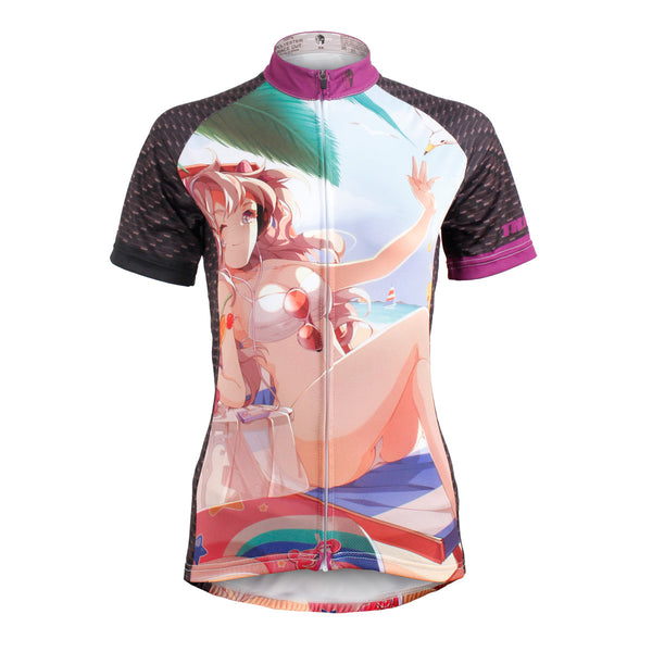 ACG Animation Game Character Girl Bikini Holiday Woman's Short-Sleeve Cycling Jersey NO.602 -  Cycling Apparel, Cycling Accessories | BestForCycling.com 