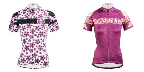 Two Women's Purple  Cycling Jerseys Short-sleeve Summer Sportswear gear Pro Cycle Clothing Racing Apparel Outdoor Sports Leisure Biking T-shirt NO.608/631 -  Cycling Apparel, Cycling Accessories | BestForCycling.com 
