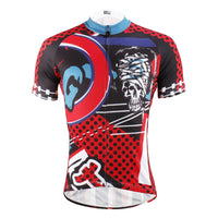 ILPALADINO Injury Rock Skull Red Sport Shirt Cycling Short Sleeve Jersey Exercise Bicycling Pro Cycle Clothing Racing Apparel Outdoor Sports Leisure Biking Shirts 615 -  Cycling Apparel, Cycling Accessories | BestForCycling.com 