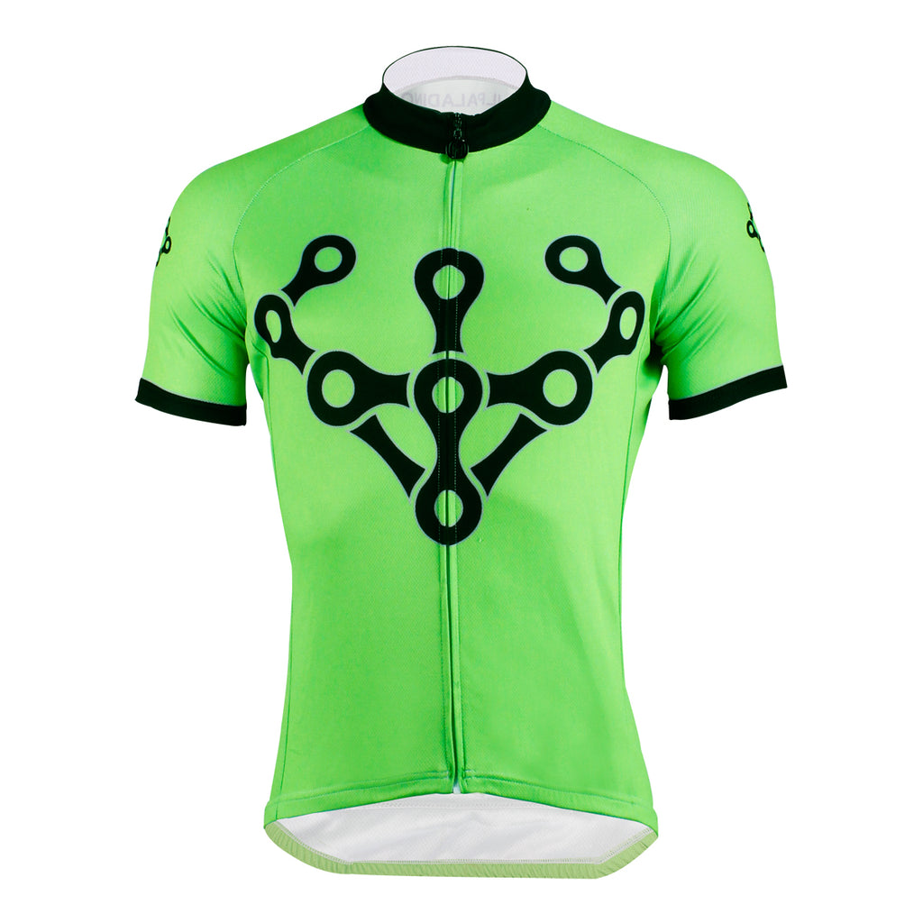 ILPALADINO Green Men's Cycling Jersey Green Comfortable Mountain Bike Clothes Bike Shirt Apparel Outdoor Sports Gear Leisure Biking T-shirt NO.625 -  Cycling Apparel, Cycling Accessories | BestForCycling.com 