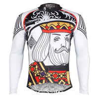 Poker Face Playing Card Diamonds King Short/long-sleeve Men's Cycling Suit Jersey NO.638 -  Cycling Apparel, Cycling Accessories | BestForCycling.com 