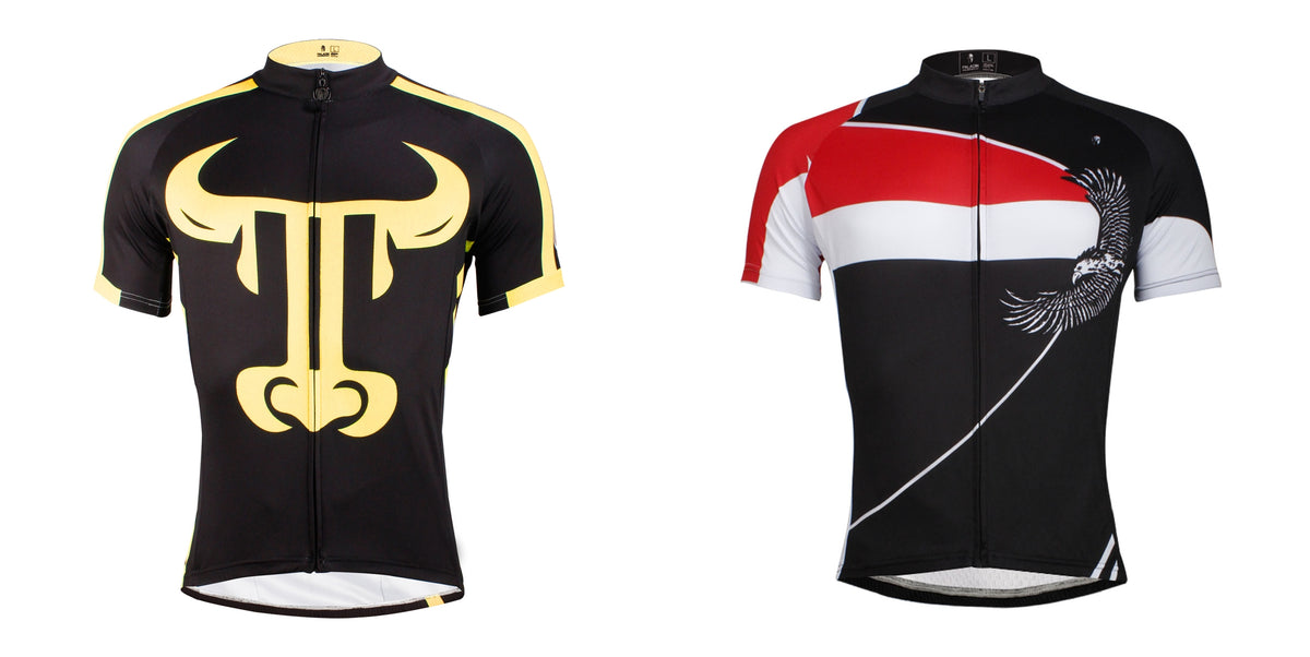 Two Men's Bull & Eagle Cycling Jerseys Short-sleeve Pro Cycle Clothing Racing Apparel Outdoor Sports Leisure Biking T-shirt Summer Sportswear NO.649/628 -  Cycling Apparel, Cycling Accessories | BestForCycling.com 