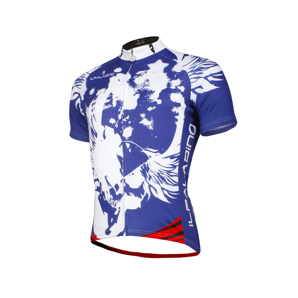 Blue Men's Cycling Jersey Summer Short Sleeve Biking T-shirt NO.654 -  Cycling Apparel, Cycling Accessories | BestForCycling.com 