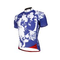 Blue Men's Cycling Jersey Summer Short Sleeve Biking T-shirt NO.654 -  Cycling Apparel, Cycling Accessories | BestForCycling.com 