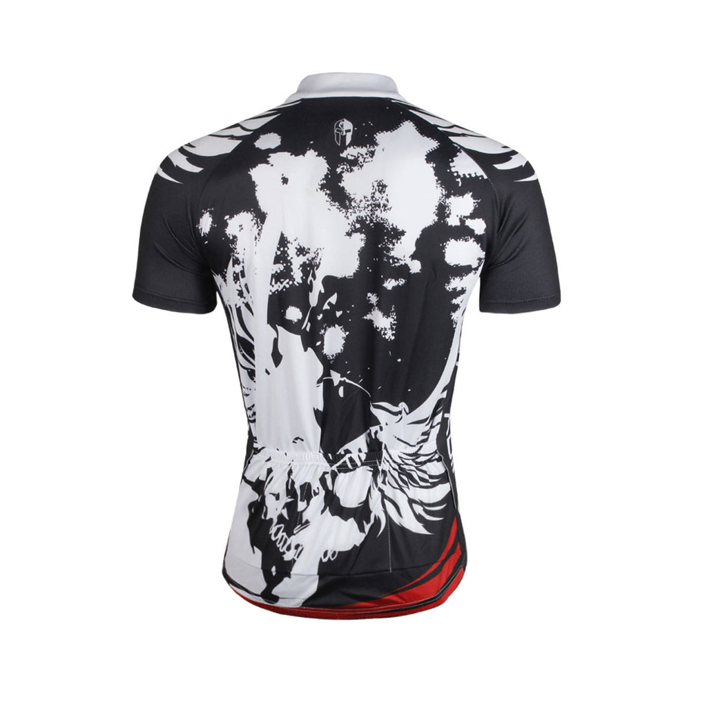 Ilpaladino Red-bottom Breathable Black & White Jersey Men's Short-Sleeve Bicycling Shirts Summer Quick Dry Wear Apparel Outdoor Sports Gear Leisure Biking T-shirt NO.659 -  Cycling Apparel, Cycling Accessories | BestForCycling.com 