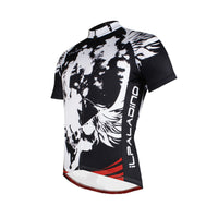 Ilpaladino Red-bottom Breathable Black & White Jersey Men's Short-Sleeve Bicycling Shirts Summer Quick Dry Wear Apparel Outdoor Sports Gear Leisure Biking T-shirt NO.659 -  Cycling Apparel, Cycling Accessories | BestForCycling.com 