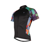 Ilpaladino Colorful Arms Breathable Black Jersey Men's Short-Sleeve Bicycling Shirts Summer Apparel Outdoor Sports Gear Quick Dry Wear NO.662 -  Cycling Apparel, Cycling Accessories | BestForCycling.com 