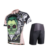 ILPALADINO Green-hair Skull Men's Short Sleeves Cycling Jersey Sport Suit Exercise Bicycling Pro Cycle Clothing Racing Apparel Outdoor Sports Leisure Biking Shirts 688 -  Cycling Apparel, Cycling Accessories | BestForCycling.com 