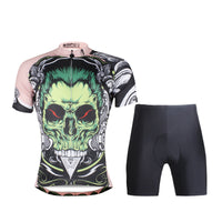 ILPALADINO Green-hair Skull Men's Short Sleeves Cycling Jersey Sport Suit Exercise Bicycling Pro Cycle Clothing Racing Apparel Outdoor Sports Leisure Biking Shirts 688 -  Cycling Apparel, Cycling Accessories | BestForCycling.com 