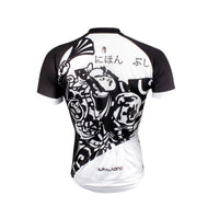 Traditional Japanese Samurai Cycling Black&White Jersey Men's Short-Sleeve Bicycling Summer Shirts NO.687 -  Cycling Apparel, Cycling Accessories | BestForCycling.com 
