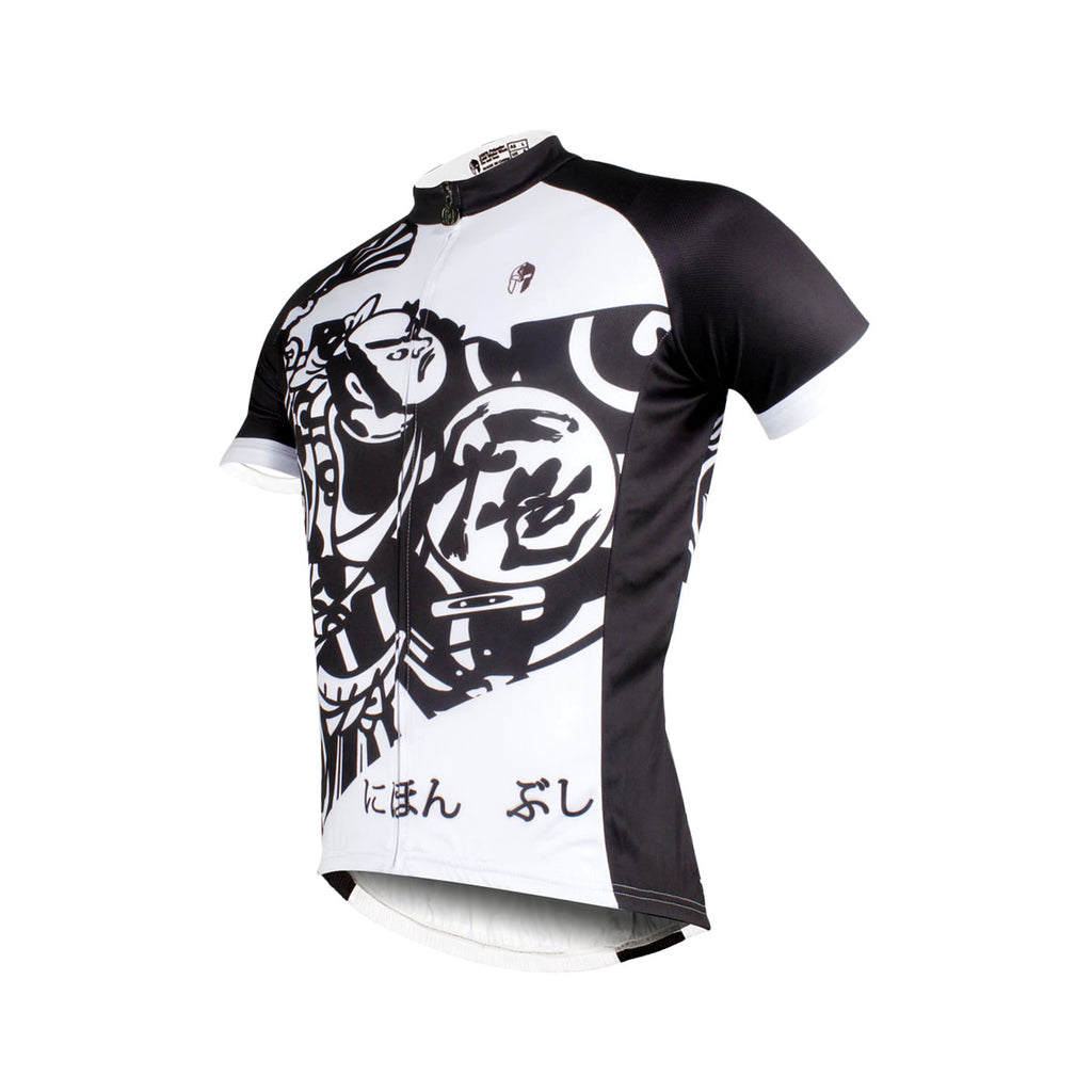 Ilpaladino Traditional Japanese Samurai Cycling Sport Breathable Black&White Jersey Men's Short-Sleeve Bicycling Shirts Summer Quick Dry Apparel Outdoor Sports Gear Leisure Biking T-shirt Wear NO.687 -  Cycling Apparel, Cycling Accessories | BestForCycling.com 