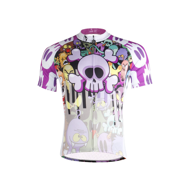 Ilpaladino Horror Skull& Monster Men's Breathable Quick Dry Short-Sleeve Cycling Jersey Bicycling Shirts Summer Apparel Outdoor Sports Gear Wear 698 -  Cycling Apparel, Cycling Accessories | BestForCycling.com 