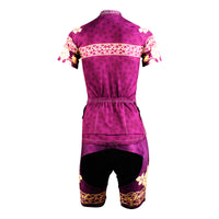 Ilpaladino Gentle Purple Flowers Summer Women's Short-Sleeve Cycling Suit Jersey Biking Shirts Breathable Outdoor Sports Gear Leisure Biking T-shirt Sports Clothes NO.631 -  Cycling Apparel, Cycling Accessories | BestForCycling.com 