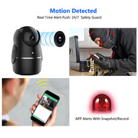 Security Camera 1080P HD Home Wireless IP Dome Surveillance Camera Baby Monitor Two-Way Audio Night Vision Remote Control Motion Tracker, Pet/Elder/Anti-Theft Monitoring, Cloud/SD Card Storage -  Cycling Apparel, Cycling Accessories | BestForCycling.com 