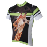 Giraffe Animal Men's Short-Sleeve Green&Black Cycling Jersey Bicycling Shirts Summer NO.562 -  Cycling Apparel, Cycling Accessories | BestForCycling.com 