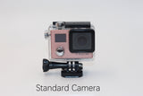 V12 1080P Action Camera Dual Screen Display Gyro RSC Underwater Waterproof 2 inch FHD Screen with Smart 2.4G Rechargeable Remote Control For Aerial Photograph Diving Cylcling Helmet Cam Wi-Fi Share FHD Sports DV -  Cycling Apparel, Cycling Accessories | BestForCycling.com 