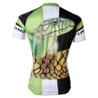 Snake Men's Short-Sleeve Green&Black Cycling Jersey NO.559 -  Cycling Apparel, Cycling Accessories | BestForCycling.com 