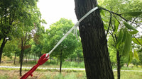 One/Two Person Large Outdoor Striped Canvas Hammock - Camping Travel Beach Backyard Garden Holiday Leisure Swing Tree Bed Safe Anti-tear with 2 Straps and Carry Bag Blue/Red -  Cycling Apparel, Cycling Accessories | BestForCycling.com 