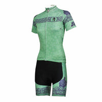Ilpaladino Green Flower Summer Women's Short-Sleeve Cycling Suit/Jersey Biking Shirts Breathable Outdoor Sports Gear Leisure Biking T-shirt Sports Clothes NO.626 -  Cycling Apparel, Cycling Accessories | BestForCycling.com 