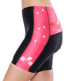 Flying Fish Carps Red Pink Womans Cycling Spinning Padded Bike Shorts UPF 50+ Spandex Clothing and Riding Gear Summer Pant Road Bike Wear Mountain Bike MTB Clothes Sports Apparel Quick dry Breathable NO. 806 -  Cycling Apparel, Cycling Accessories | BestForCycling.com 