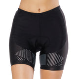 Broken Line Black Womans Cycling Spinning Padded Bike Shorts UPF 50+ NO. 795 -  Cycling Apparel, Cycling Accessories | BestForCycling.com 