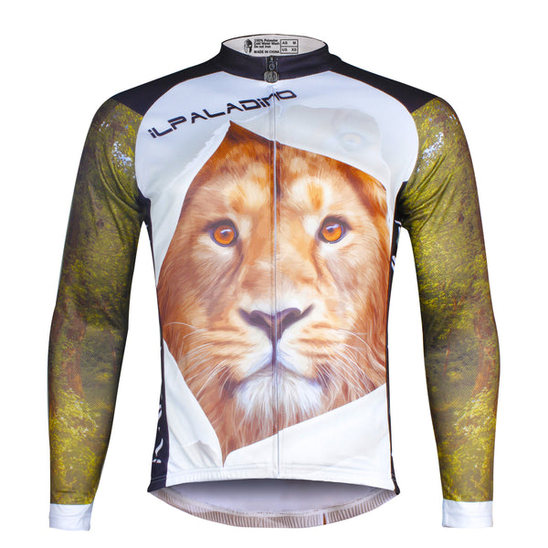 Ilpaladino Wild Lion Men's Long/Short-sleeve Cycling Bike jersey T-shirt Summer Spring Autumn Road Bike Wear Mountain Bike MTB Clothes Sports Apparel Top NO. 706 -  Cycling Apparel, Cycling Accessories | BestForCycling.com 