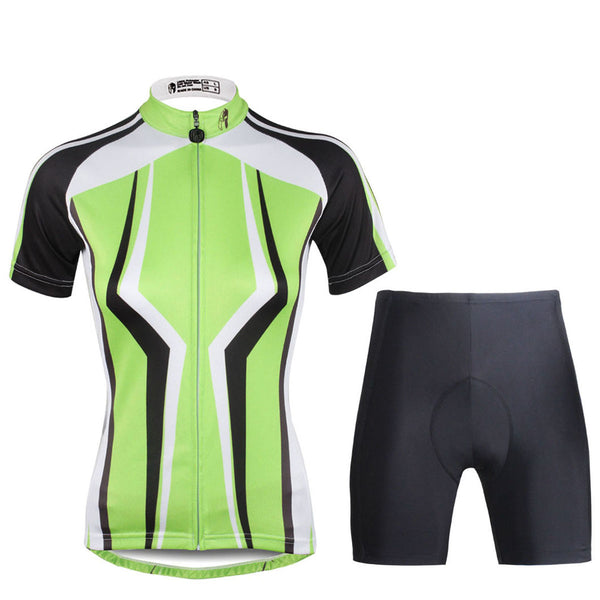 Ilapaladino Fluorescent Green Woman's Short/Long-sleeve Cycling Shirt Bike Jersey Bicycling Suit Pro Cycle Clothing Racing Apparel Outdoor Sports Leisure Biking T-shirt  NO.713 -  Cycling Apparel, Cycling Accessories | BestForCycling.com 