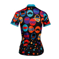 Gentle Mustache Hat Women's Cycling Long/Short-sleeve Jersey/kit  T-Shirts NO.714 -  Cycling Apparel, Cycling Accessories | BestForCycling.com 