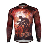 Cyclist Starry Night Men's  Long Sleeves Cycling Shirt Jersey/Suit NO.722 -  Cycling Apparel, Cycling Accessories | BestForCycling.com 