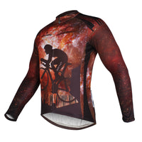 ILPARADINO Cyclist Starry Night Men's  Long Sleeves Cycling Jacket Bicycling Apparel Outdoor Sports Leisure Biking Shirt  Jersey/Suit NO.722 -  Cycling Apparel, Cycling Accessories | BestForCycling.com 