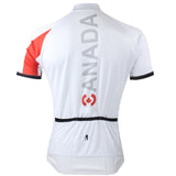 Ilpaladino Canada Simple White Men's Breathable Quick Dry Short-Sleeve Cycling Jersey Bicycling Shirts Summer Apparel Outdoor Sports Gear Upper Wear NO.052 -  Cycling Apparel, Cycling Accessories | BestForCycling.com 
