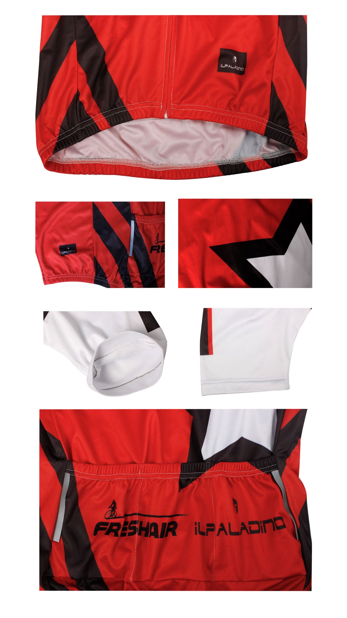 ILPALADINO Cycling Jersey for Men in Summer Breathable Red Bike Shirt Outdoor Exercise Bicycling Summer Pro Cycle Clothing Racing Apparel Outdoor Sports Leisure Biking Shirts NO.743 -  Cycling Apparel, Cycling Accessories | BestForCycling.com 