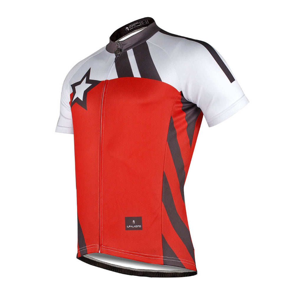 ILPALADINO Cycling Jersey for Men in Summer Breathable Red Bike Shirt Outdoor Exercise Bicycling Summer Pro Cycle Clothing Racing Apparel Outdoor Sports Leisure Biking Shirts NO.743 -  Cycling Apparel, Cycling Accessories | BestForCycling.com 