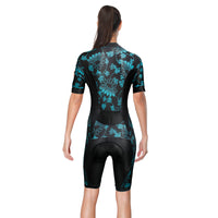 Tri-Suit Short Sleeve Cycling Skinsuit Pro Team Bicycle Time Trial Suit Bike Racing Suit Cycle Kit 3D Pad