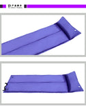 Foldable Lengthwise Single Camping Mat Self-Inflating Sleeping Pad Inflatable Tent Air Mattress with Attached Pillow and Foldable Infinite Splicing Dampproof Waterproof for Outdoor Hiking Backpacking Tour Fishing Beach Green/Blue -  Cycling Apparel, Cycling Accessories | BestForCycling.com 