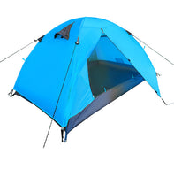 Extra Large Single-layer Curtain Aluminum Rod Pole Wild Camping Family Dome Travel Backpacking Tents with Carry Bag Outdoor Shelters Blue/Orange -  Cycling Apparel, Cycling Accessories | BestForCycling.com 