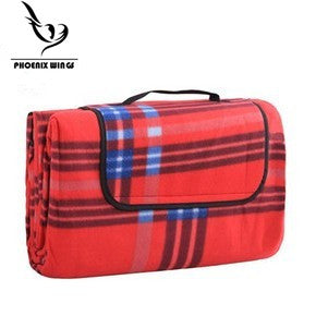 2*2m Large Striped Checked Dual Layers Portable Outdoor Family Beach/ Park/Camping/Concerts/Picnic Blanket Mat- Handle Extra,Foldable, Waterproof, Sand-proof -  Cycling Apparel, Cycling Accessories | BestForCycling.com 