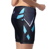 Dotted Blue Womans Spandex Yoga Running Shorts Tight NO. 862 -  Cycling Apparel, Cycling Accessories | BestForCycling.com 