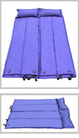 Foldable Lengthwise Single Camping Mat Self-Inflating Sleeping Pad Inflatable Tent Air Mattress with Attached Pillow and Foldable Infinite Splicing Dampproof Waterproof for Outdoor Hiking Backpacking Tour Fishing Beach Green/Blue -  Cycling Apparel, Cycling Accessories | BestForCycling.com 