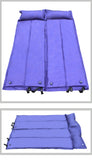 Foldable Lengthwise Single Camping Mat Self-Inflating Sleeping Pad Inflatable Tent Air Mattress with Attached Pillow and Foldable Infinite Splicing Dampproof Waterproof for Outdoor Hiking Backpacking Tour Fishing Beach Green/Blue -  Cycling Apparel, Cycling Accessories | BestForCycling.com 