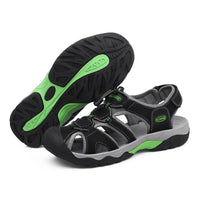Men's Summer Cool Toe-cap Sandal Leather Thick-soled Outdoor Sports Beach Anti-skidding Wear-resisting Shoes NO. 7009 -  Cycling Apparel, Cycling Accessories | BestForCycling.com 