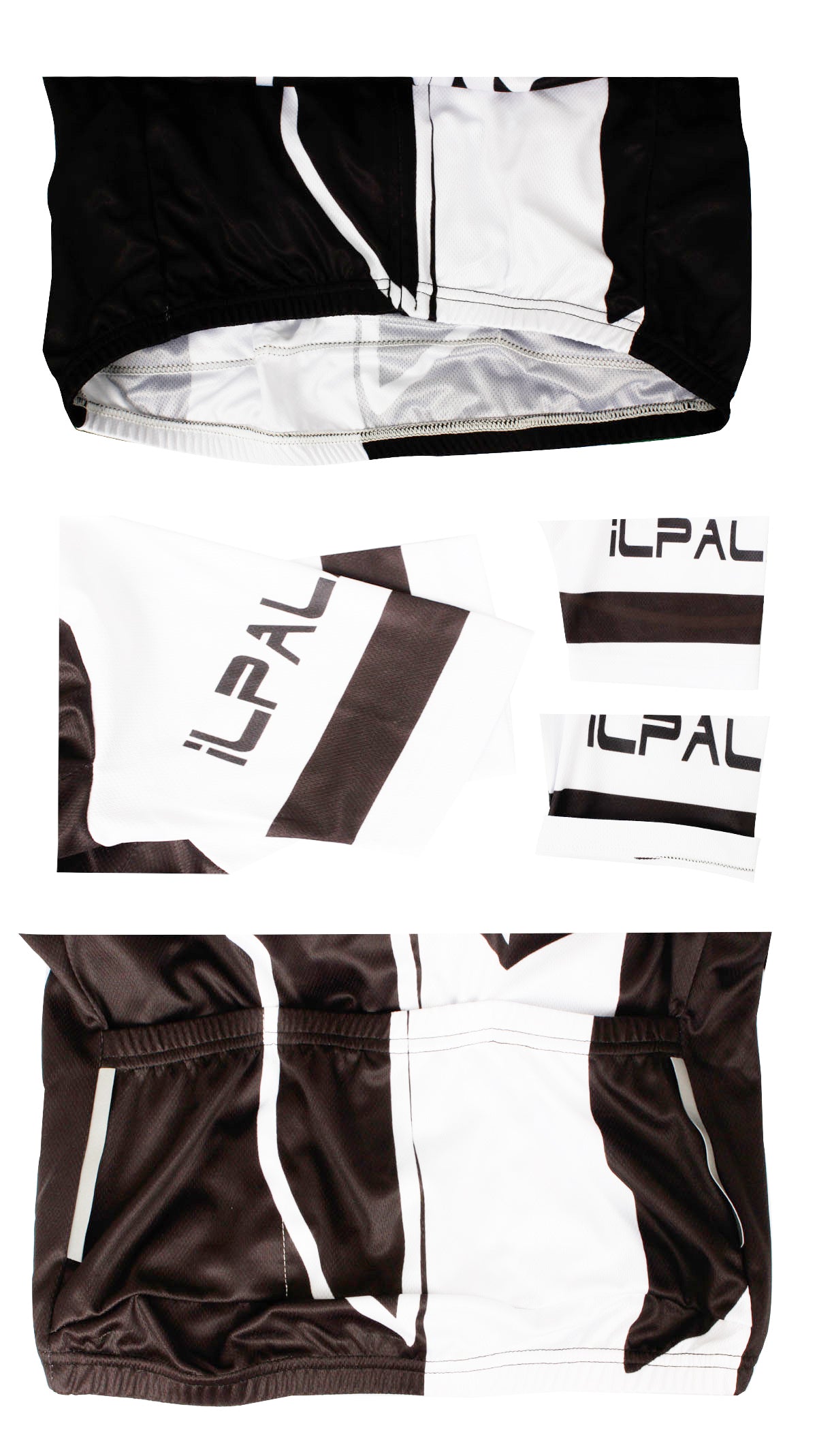 ILPALADINO Men's Bicycling Jersey in Summer Black and White Mountain Bike and Road Bike Shirt Short Sleeve Breathable NO.746 -  Cycling Apparel, Cycling Accessories | BestForCycling.com 